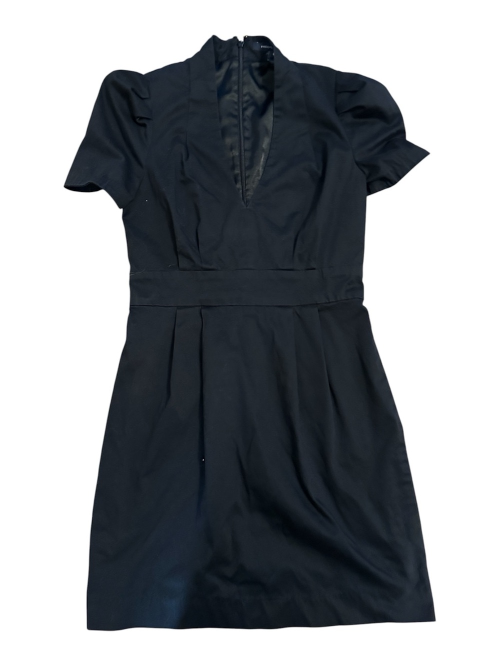 French Connection Classic Black V-Neck Dress